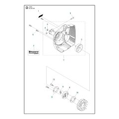 Husqvarna 122C - Clutch