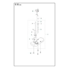 Husqvarna 122C - Fuel Tank