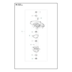 Husqvarna 122HD45 - Crankcase