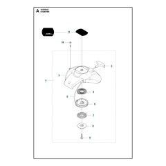 Husqvarna 122HD45 - Starter