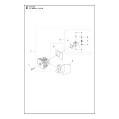 Husqvarna 122HD60 - Cylinder Piston