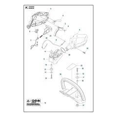 Husqvarna 122HD60 - Handle