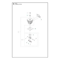 Husqvarna 122Ld - Cylinder Piston