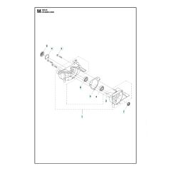 Husqvarna 122Lk - Crankcase