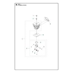 Husqvarna 122Lk - Cylinder Piston