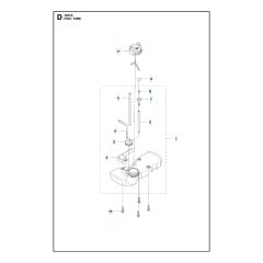 Husqvarna 122Lk - Fuel Tank