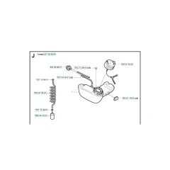 Husqvarna 123C - Fuel Tank