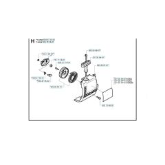 Husqvarna 123C - Starter