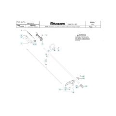 Husqvarna 124L - Shaft & Handle