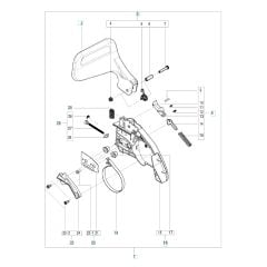 Husqvarna 125 - Chain Brake