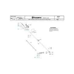 Husqvarna 125Ld - Shaft & Handle