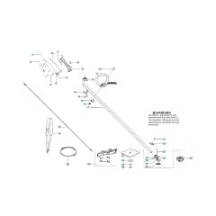 Husqvarna 129RJ - Shaft & Handle