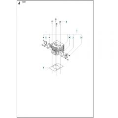 Husqvarna 130 BT Cylinder