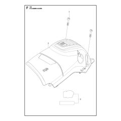 Husqvarna 130 - Cylinder Cover