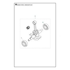 Husqvarna 131R - Crankshaft