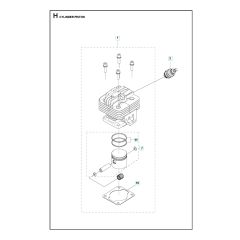 Husqvarna 131R - Cylinder Piston