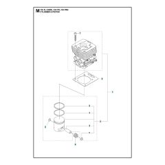 Husqvarna 135R - Cylinder Piston