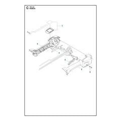 Husqvarna 136Lic - Handle