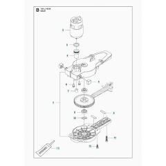 Husqvarna 136LIHD45 - Gear Housing