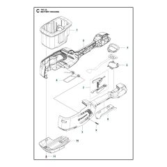 Husqvarna 136Lil - Housing