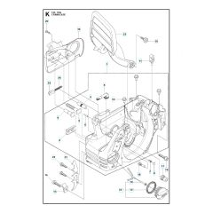 Husqvarna 140 - Crankcase