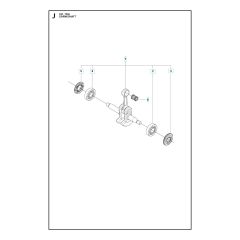 Husqvarna 140 - Crankshaft