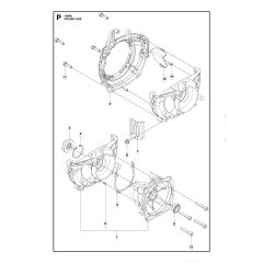 Husqvarna 143R-II - Crankcase