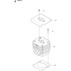 Husqvarna 150 BF Cylinder