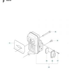 Husqvarna 150 BF Muffler