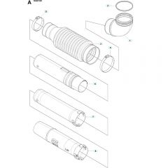 Husqvarna 150 BF Tube