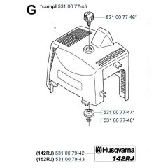 Husqvarna 152RJ - Cylinder Cover