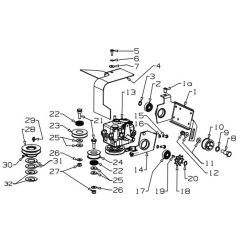 Masport 18 - 457941 - Sept 2008 7153214 - Gearbox Assembly