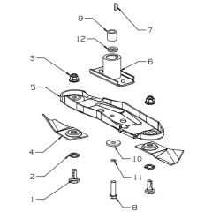 Masport 18 - 457945 - Sept 2011 7494435 - 460mm QuickCut Blade Assembly