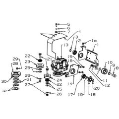 Masport 18 - 457945 - Sept 2011 7494435 - Gearbox Assembly