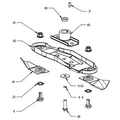 Masport 18 - 457947 - Aug 2012 7659279 - 460mm QuickCut Blade Assembly