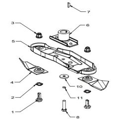 Masport 18 - 457949 - Mar 2016 8016917 - 460mm QuickCut Blade Assembly