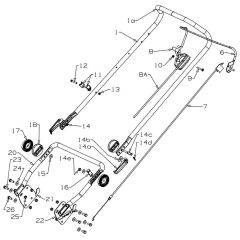 Masport 18 - 457949 - Mar 2016 8016917 - Handle Assembly