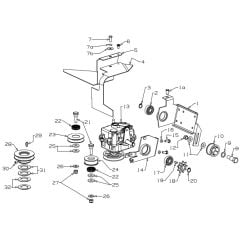 Masport 18 - 457950 - Oct 2015 > 7976596 - Gearbox Assembly