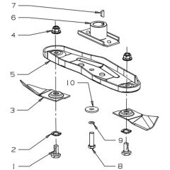 Masport 18 - 957942 - Oct 2006 7102311 - 460mm Quick Cut Blade Assembly