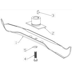 Masport 200ST - 48380 - Sept 2015 - Blade Assembly 7960907 - 8015313