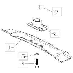 Masport 200ST - 48380 - Sept 2015 - Blade Assembly 8019362 - 8126291