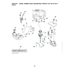 Husqvarna 2042Ls - Engine