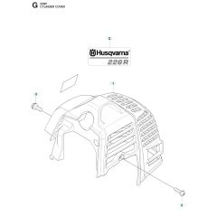 Husqvarna 226R - Cylinder Cover