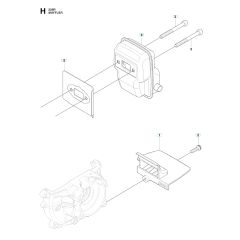 Husqvarna 226R - Muffler