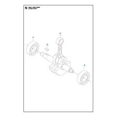 Husqvarna 233R - Crankshaft