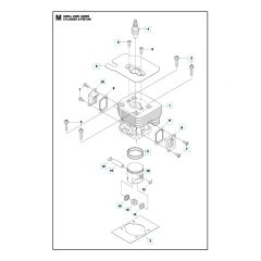 Husqvarna 233R - Cylinder Piston