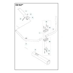 Husqvarna 233R - Handle