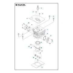 Husqvarna 233RJ - Cylinder Piston