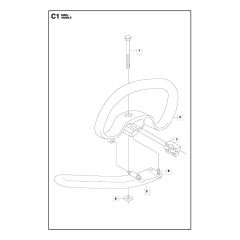 Husqvarna 233RJ - Handle