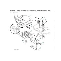 Husqvarna 2346Xls - Seat